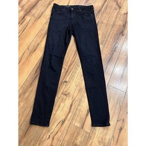 AG Adriano Goldschmied black skinny jeans The Farrah 29R